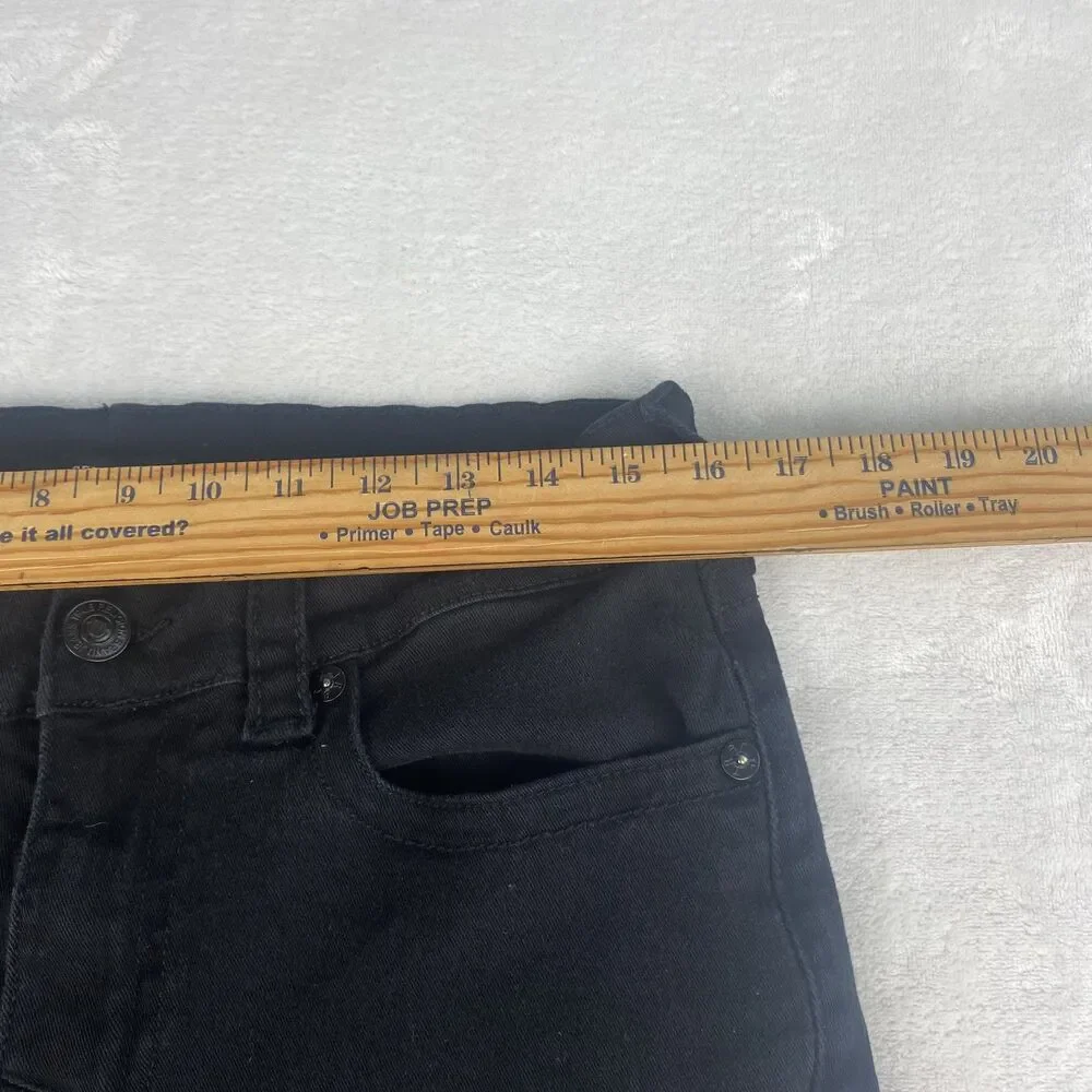True Religion Geno Jeans Mens Size 32 Black Relaxed Slim Denim Pants Pockets